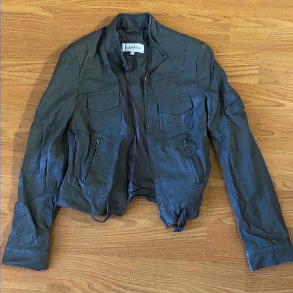 Leather jacket